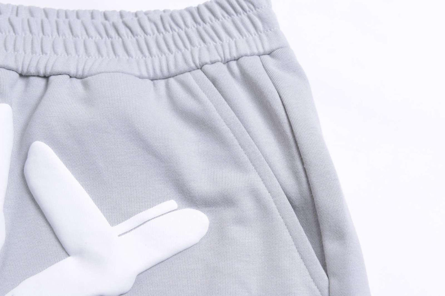 Sway Grey & White Shorts
