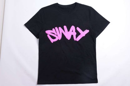 Sway Black & Pink T-shirt